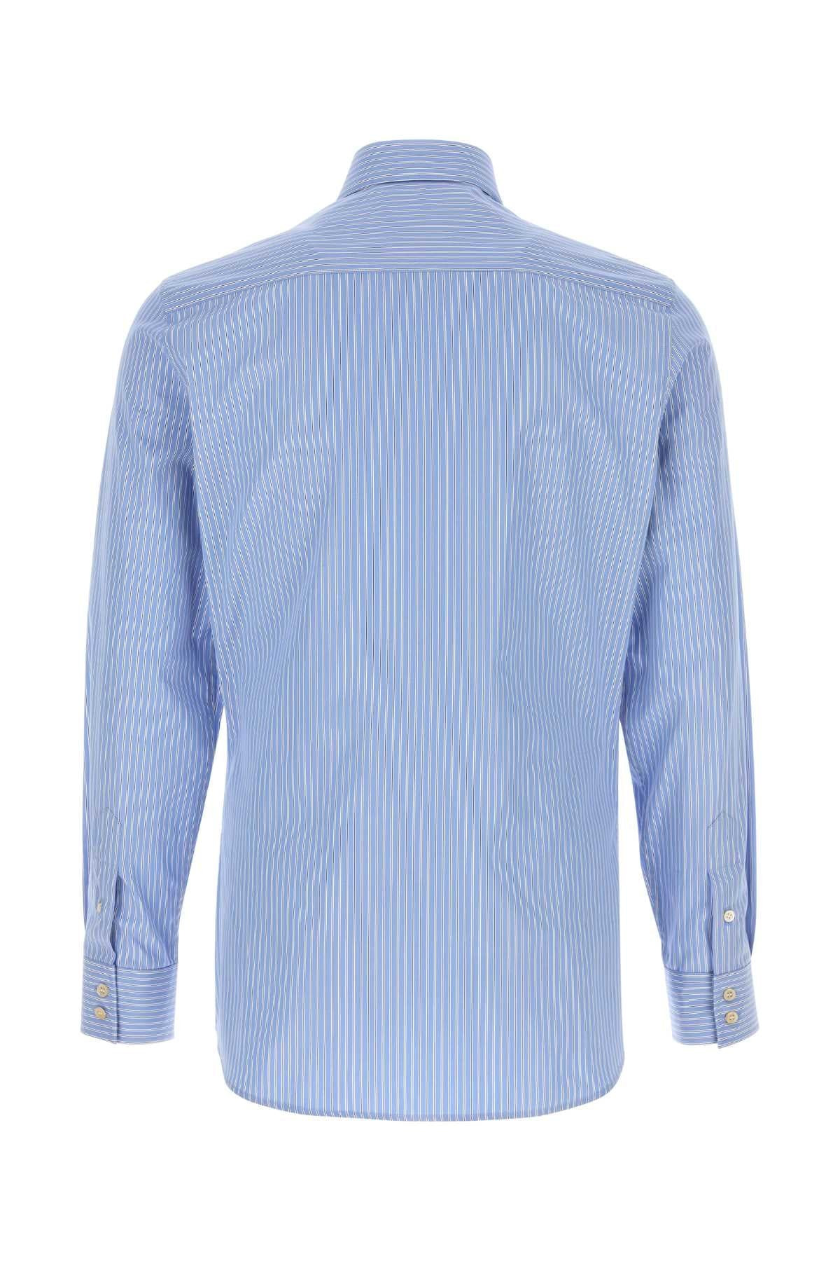 Valentino Garavani Men Embroidered Poplin Shirt - 2