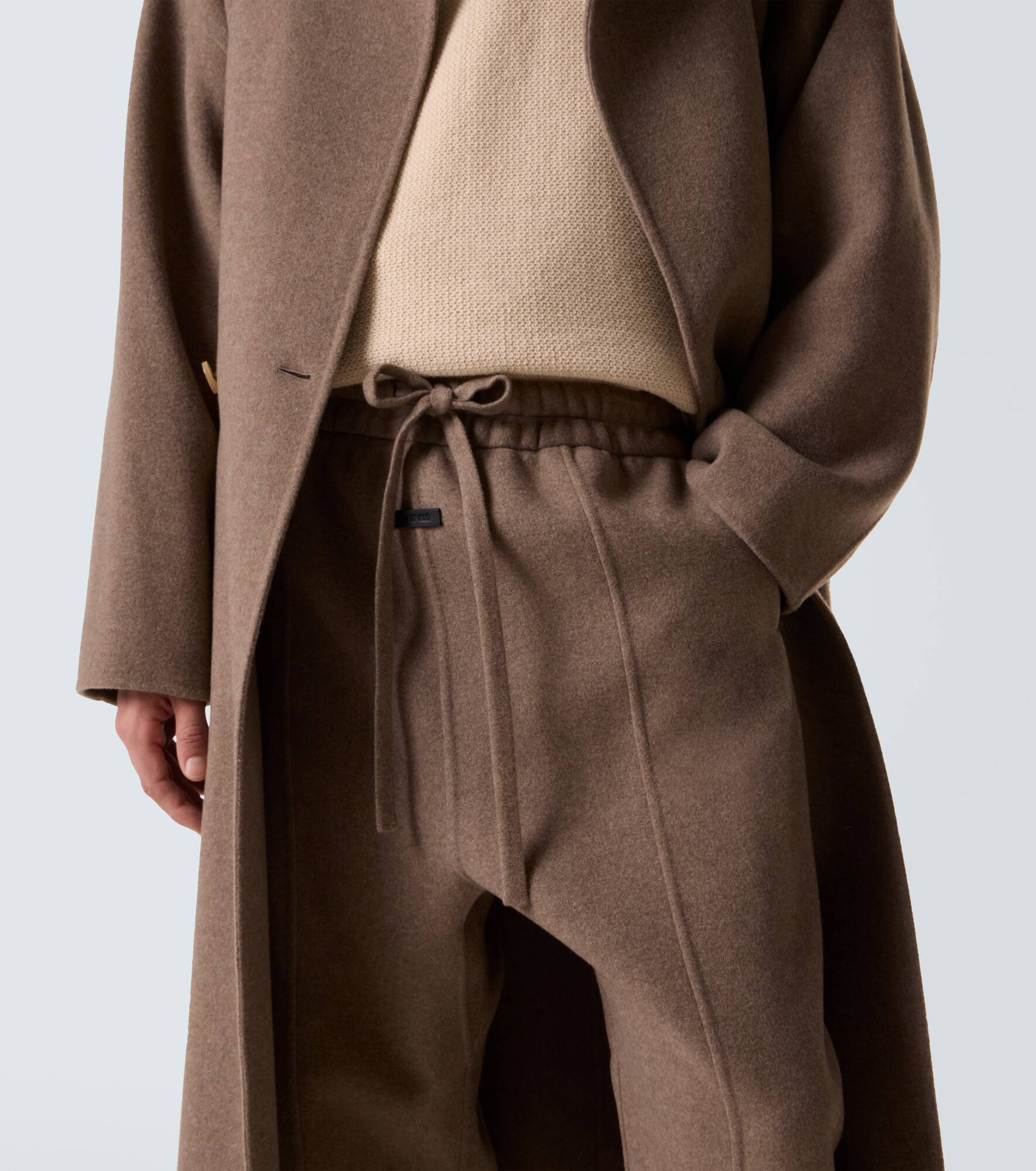 '70s wool and cashmere bootcut pants - 5