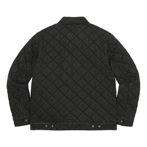 Supreme x Dickies Quilted Denim Work Jacket 'Black' SUP-FW21-370 - 2