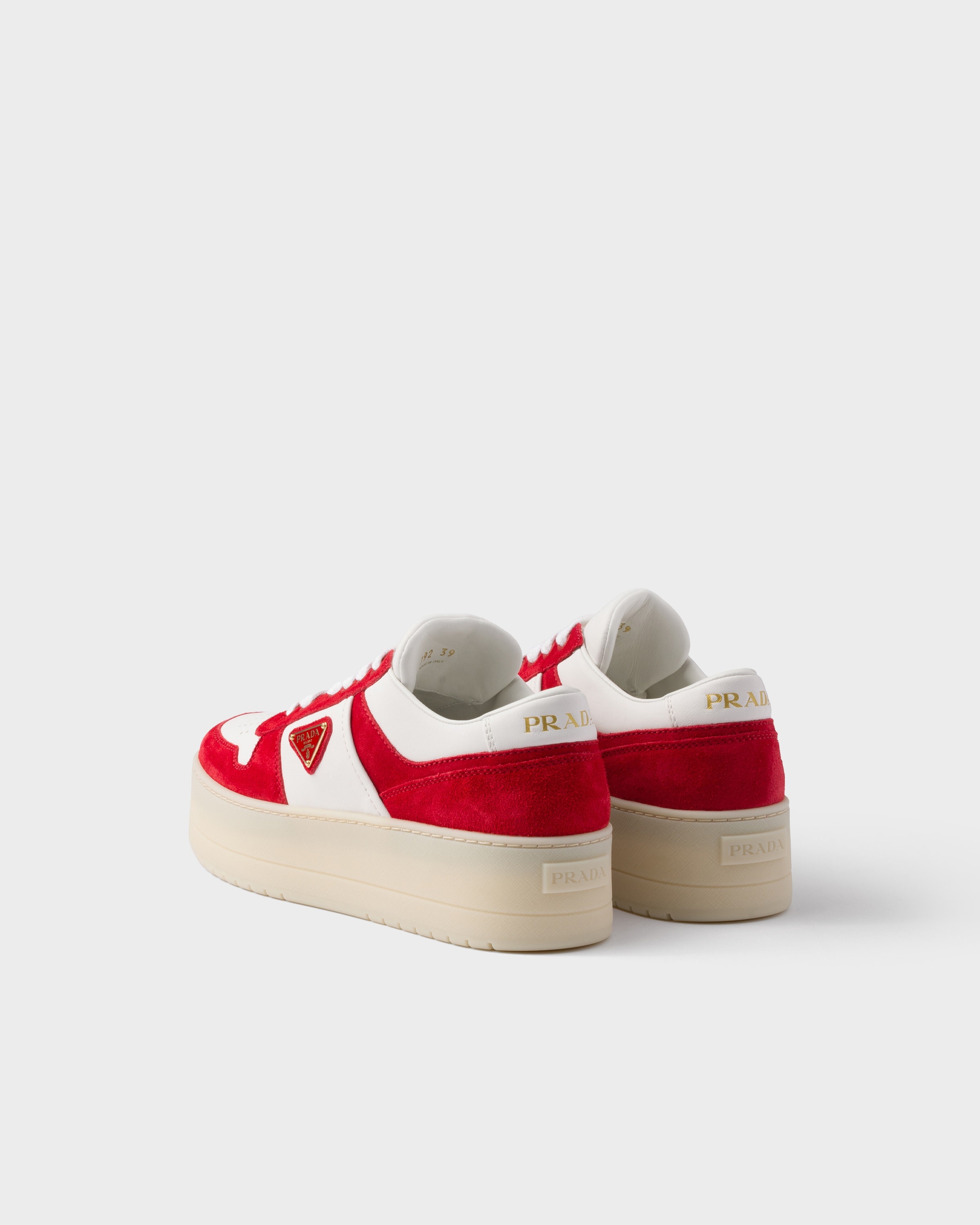 Downtown Bold nappa leather and suede sneakers - 4