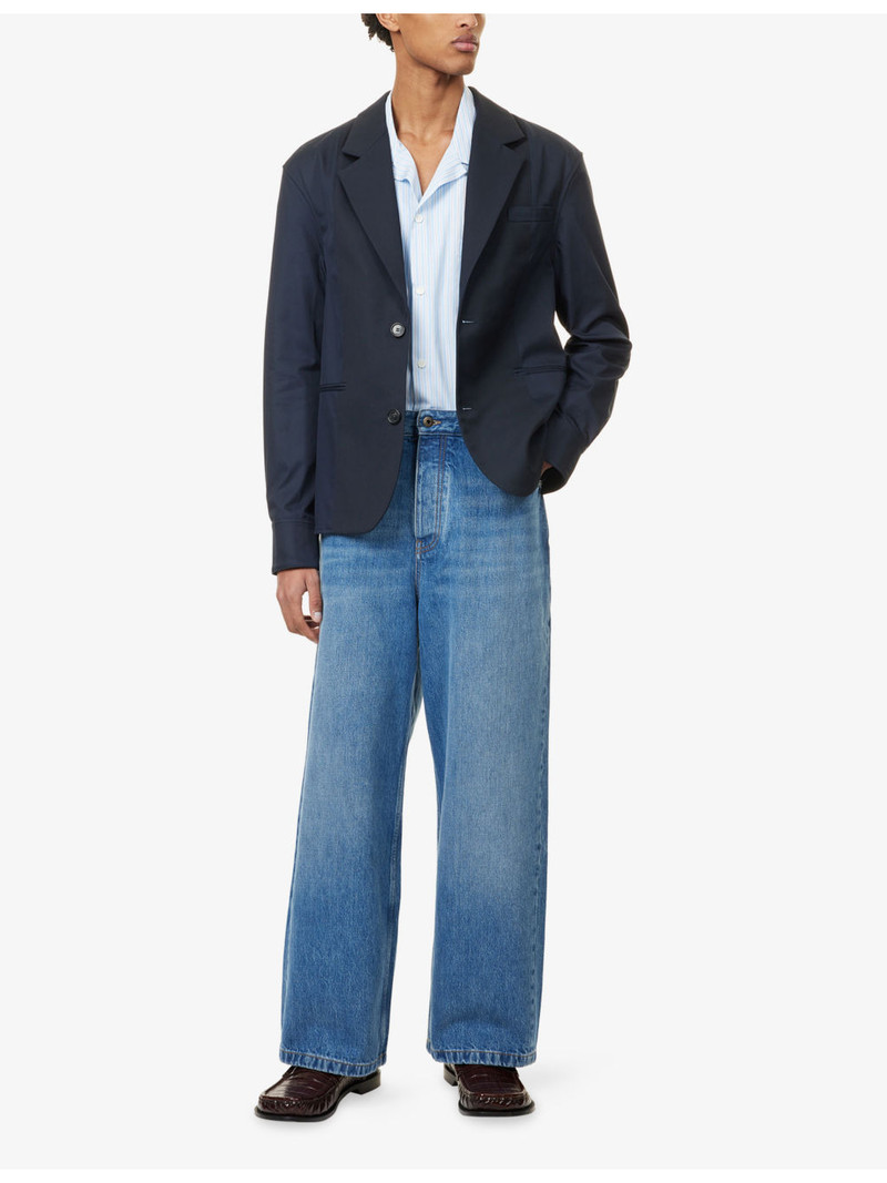 Loewe Hybrid Panelled Cotton Blazer outlook