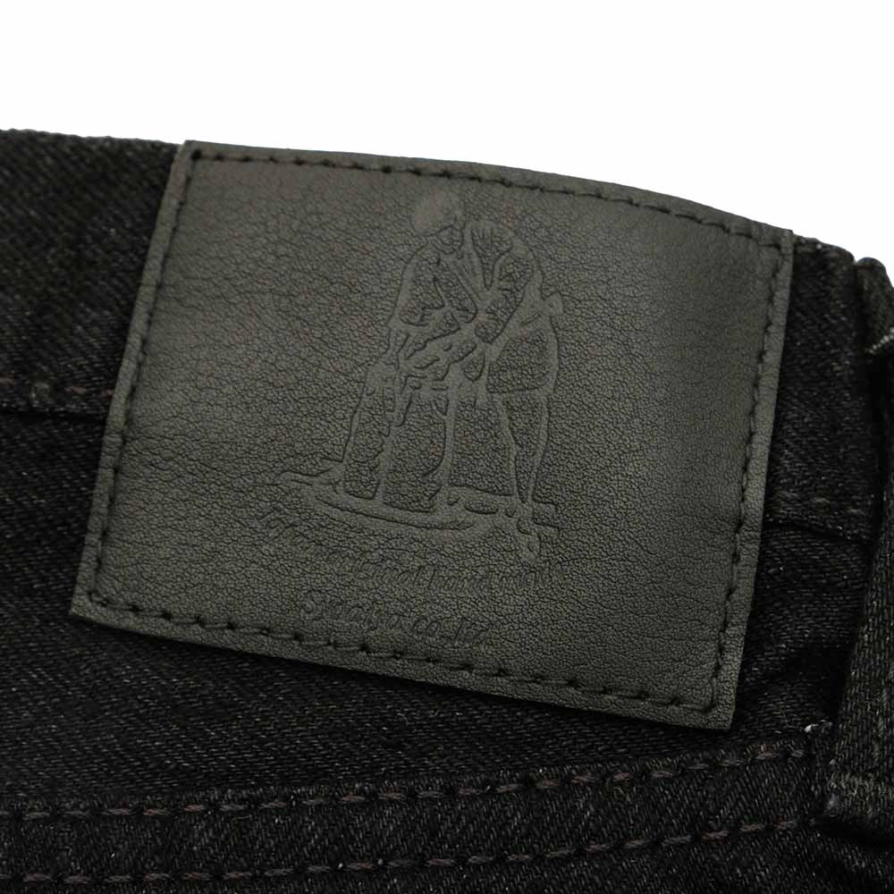 14oz. Double Black Denim - Relaxed Tapered - XX-019-BK - 8
