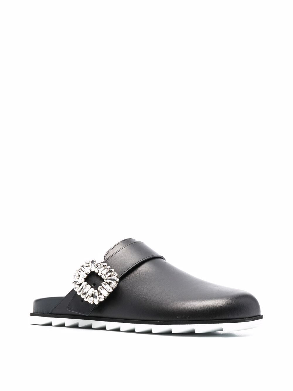 Slidy Viv crystal-buckle mules - 2