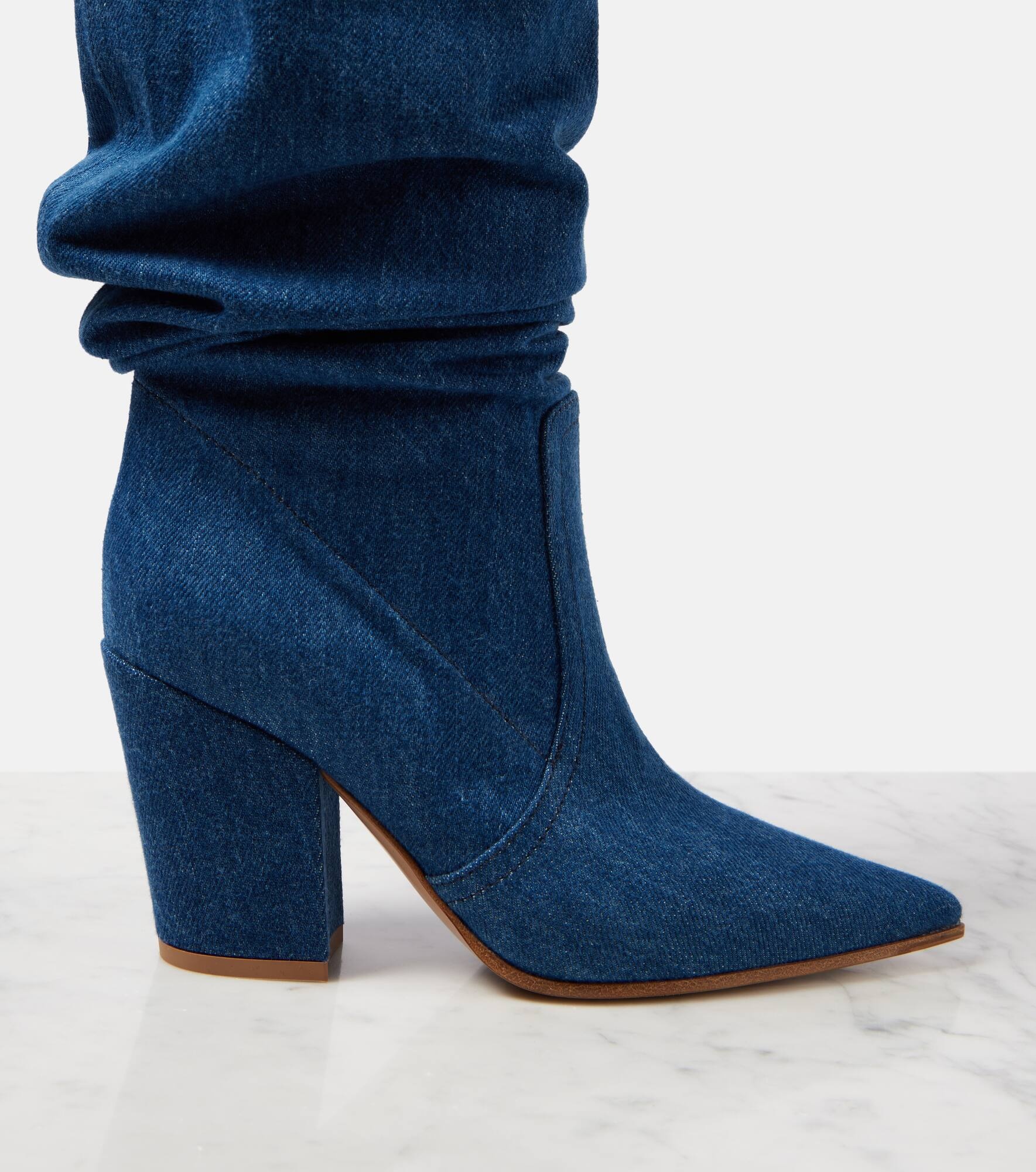Keinna 85 denim over-the-knee boots - 5