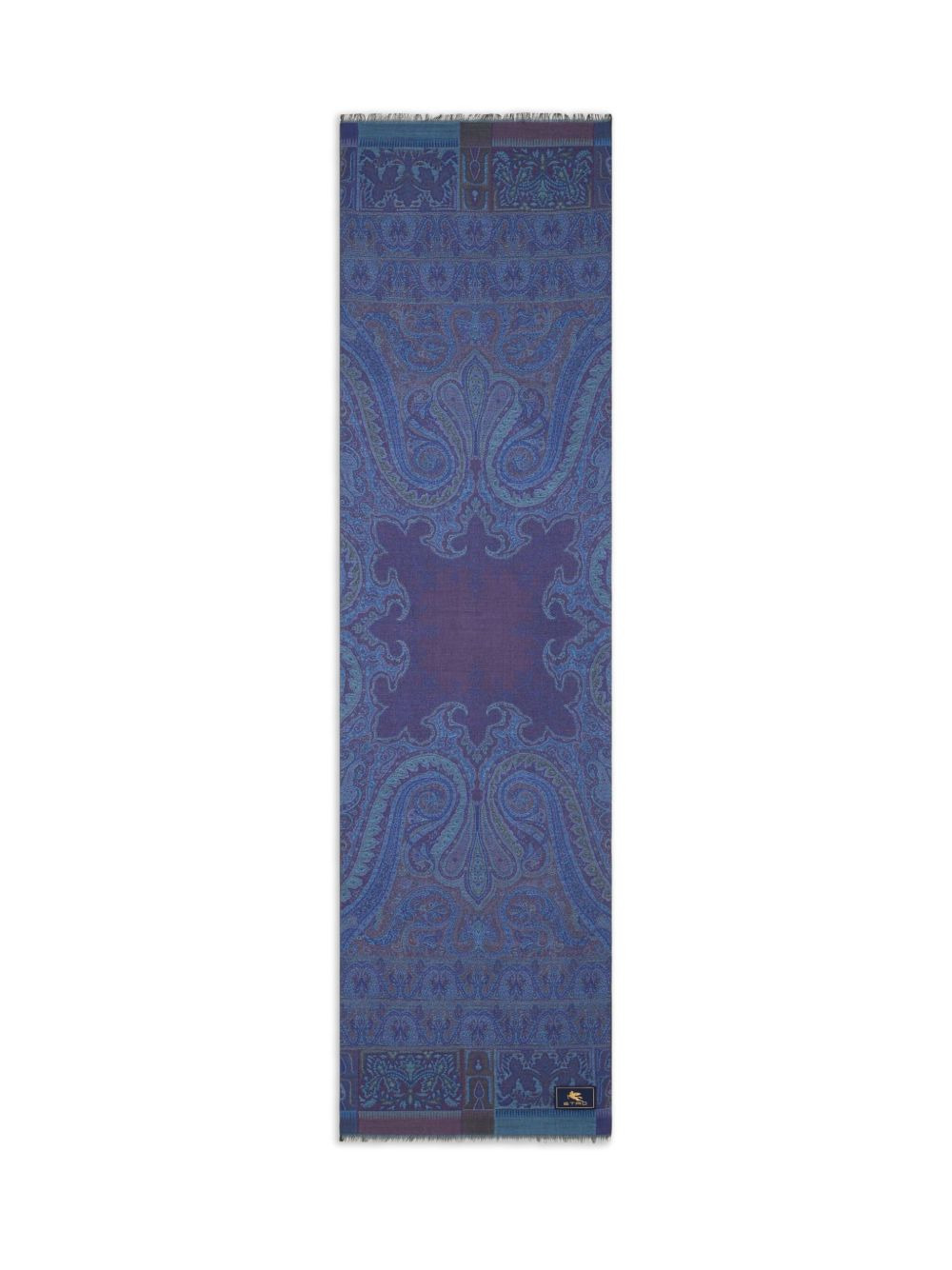 paisley jacquard scarf - 2
