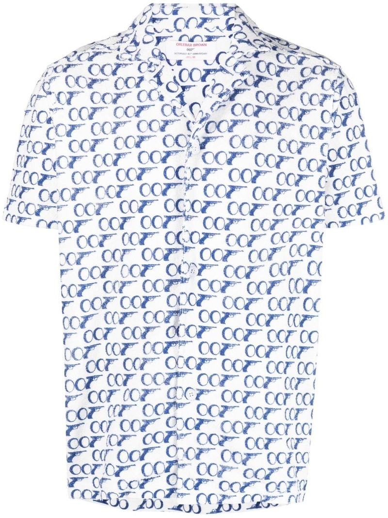 Howell James Bond-print shirt 1