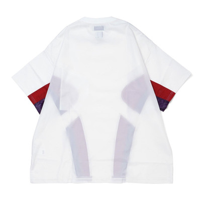 FACETASM NYLON PATCHWORK TEE / WHT outlook