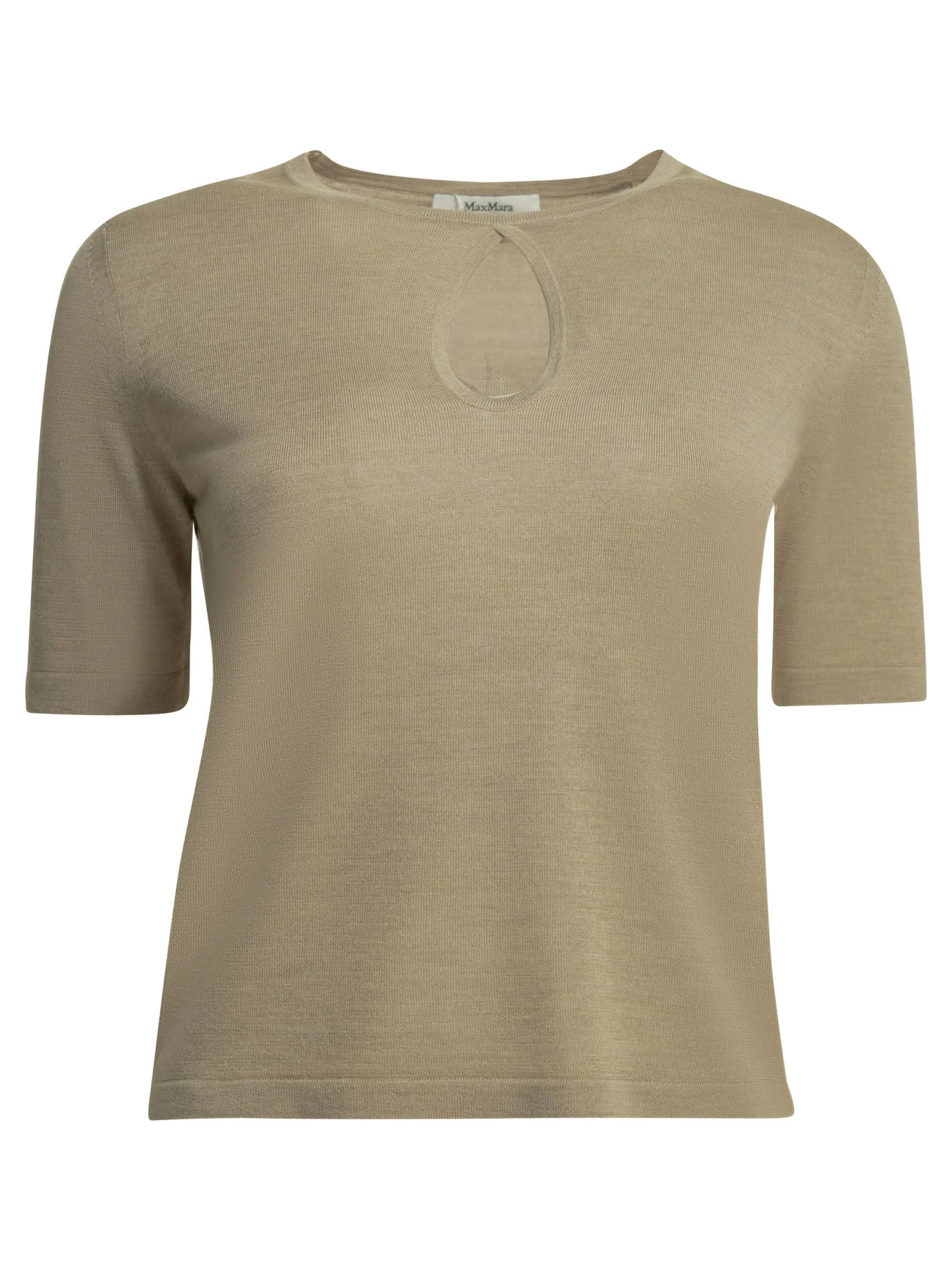 Max Mara Pure Silk Blend Round Neck Sweater - 1