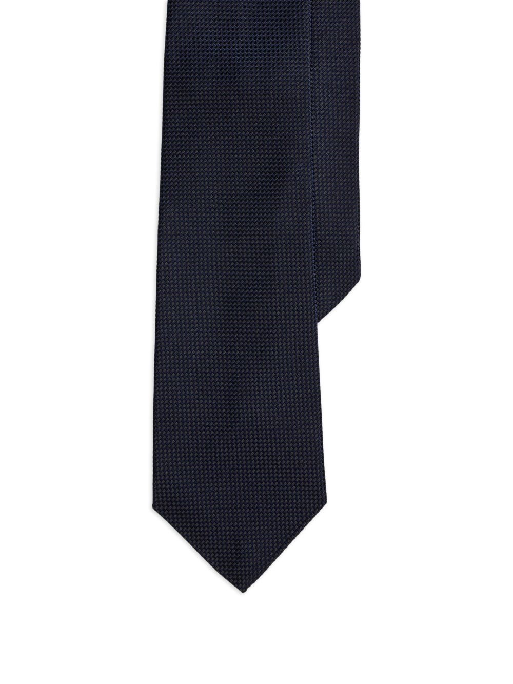 textured silk tie - 1