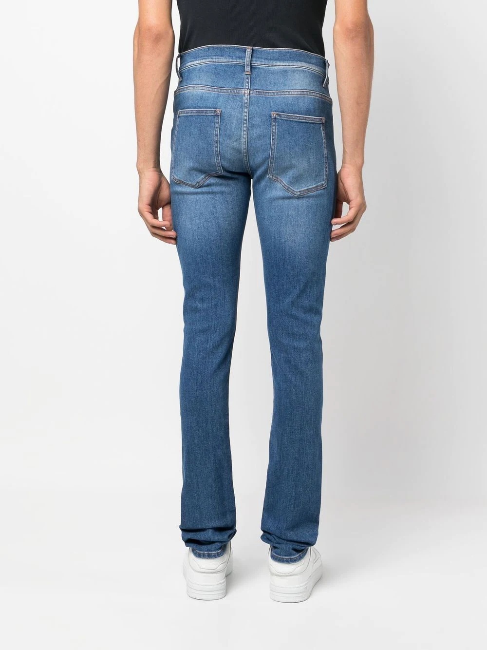 distressed skinny-fit denim jeans - 4