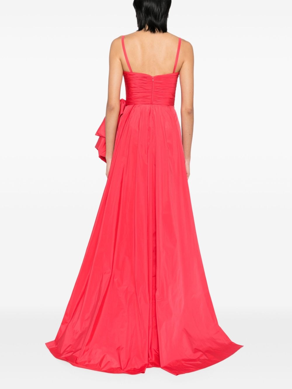 draped bodice gown - 4