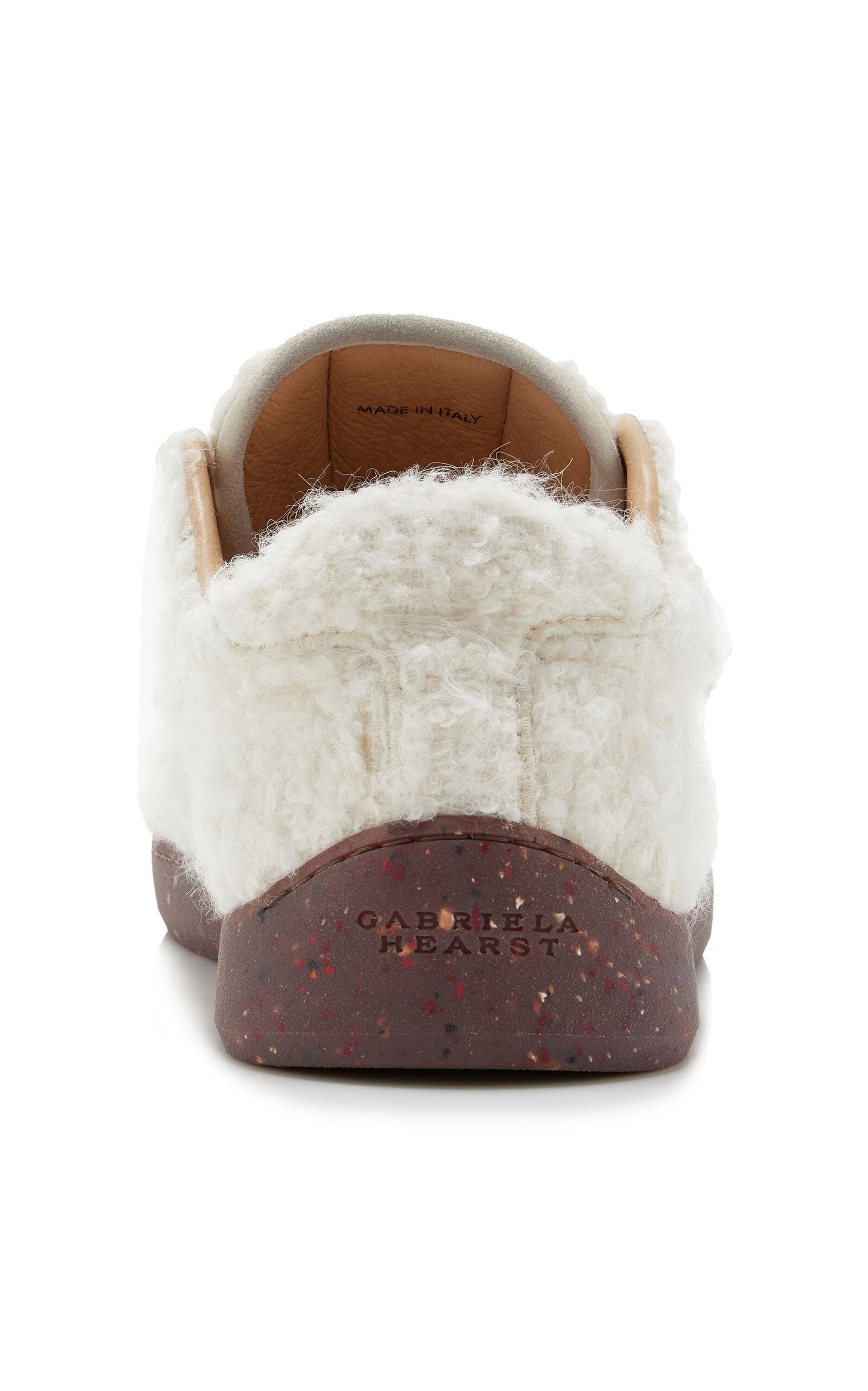 Ohio Cashmere Boucle Sneakers white - 5
