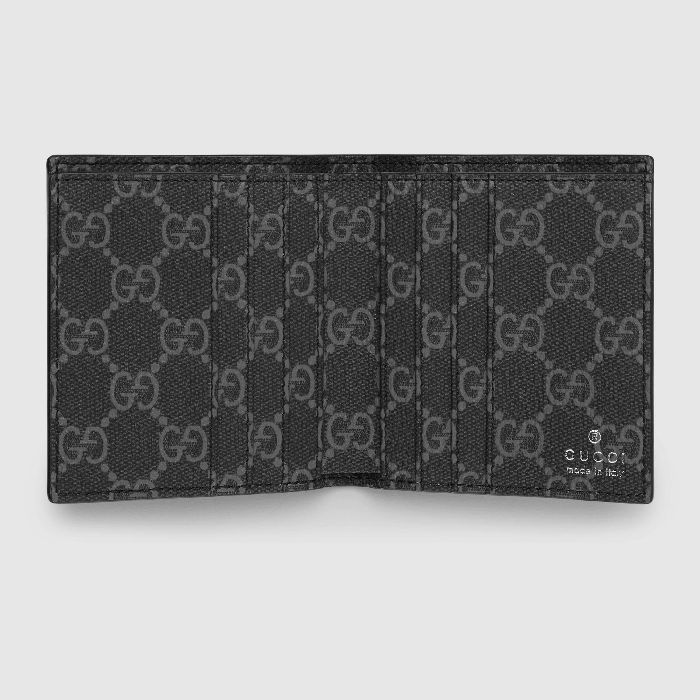 GG Emblem bi-fold embossed wallet - 2