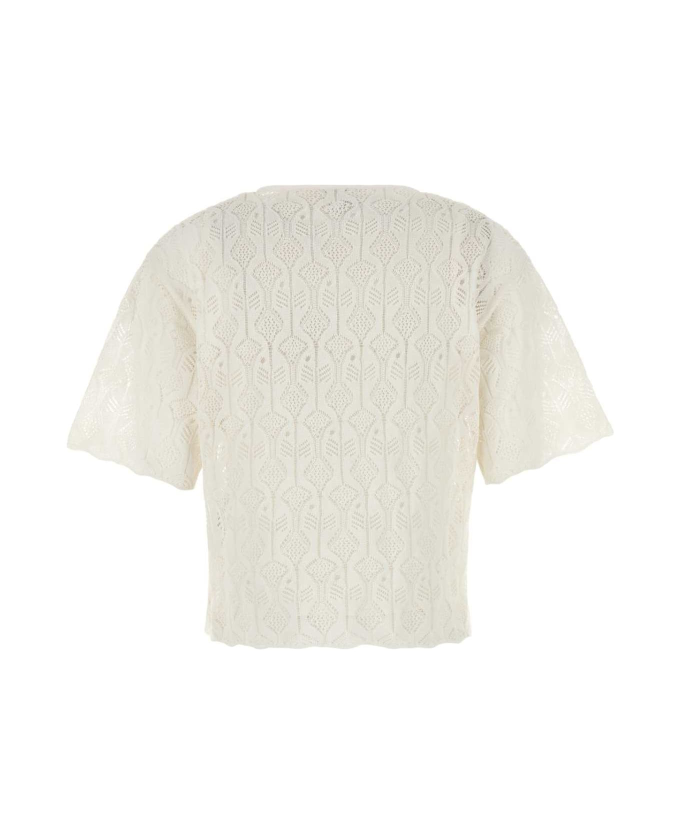 White Lace Fish Top - 2