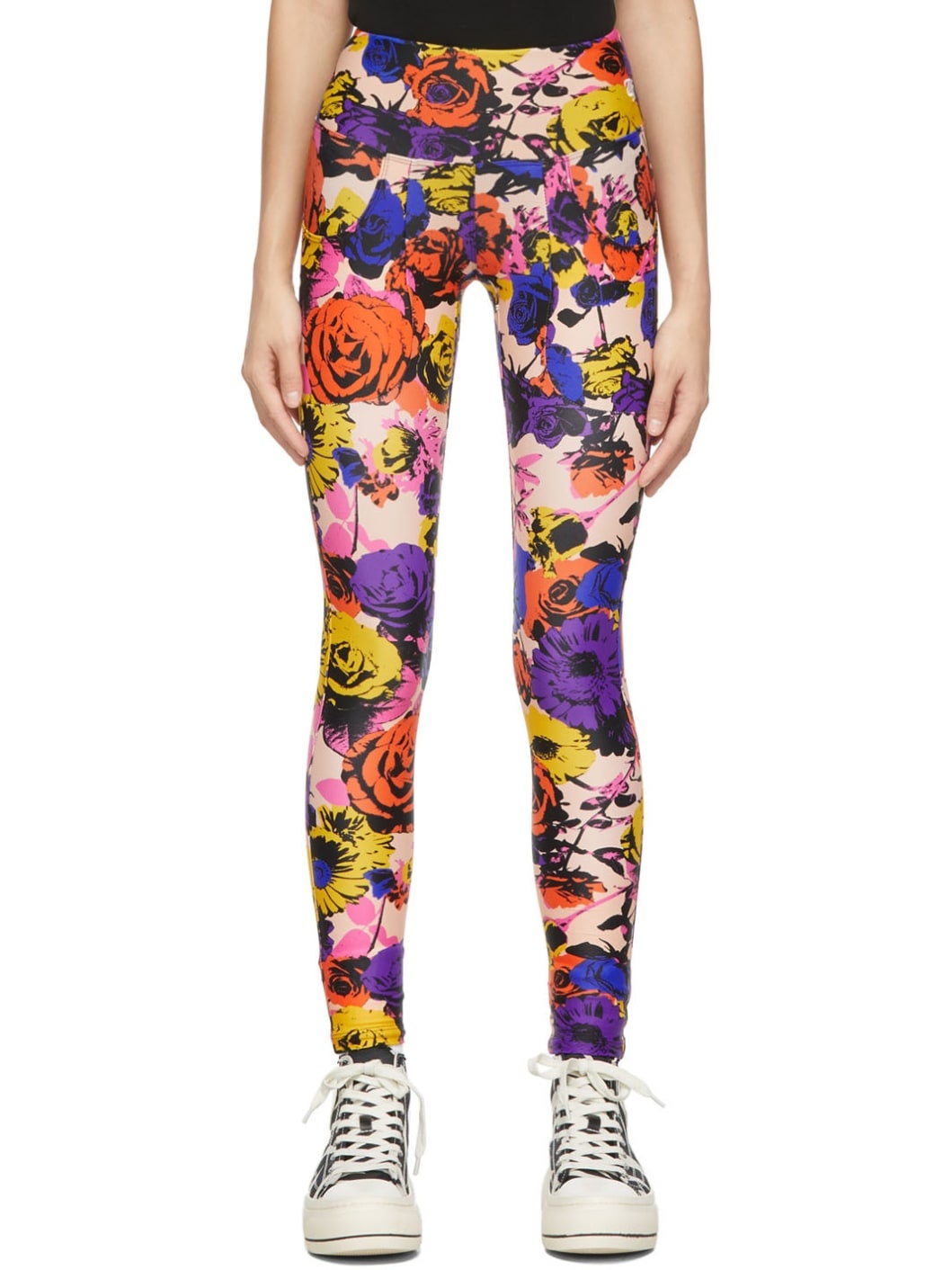 Multicolor Twin Fantasy Edition Paneled Leggings - 1