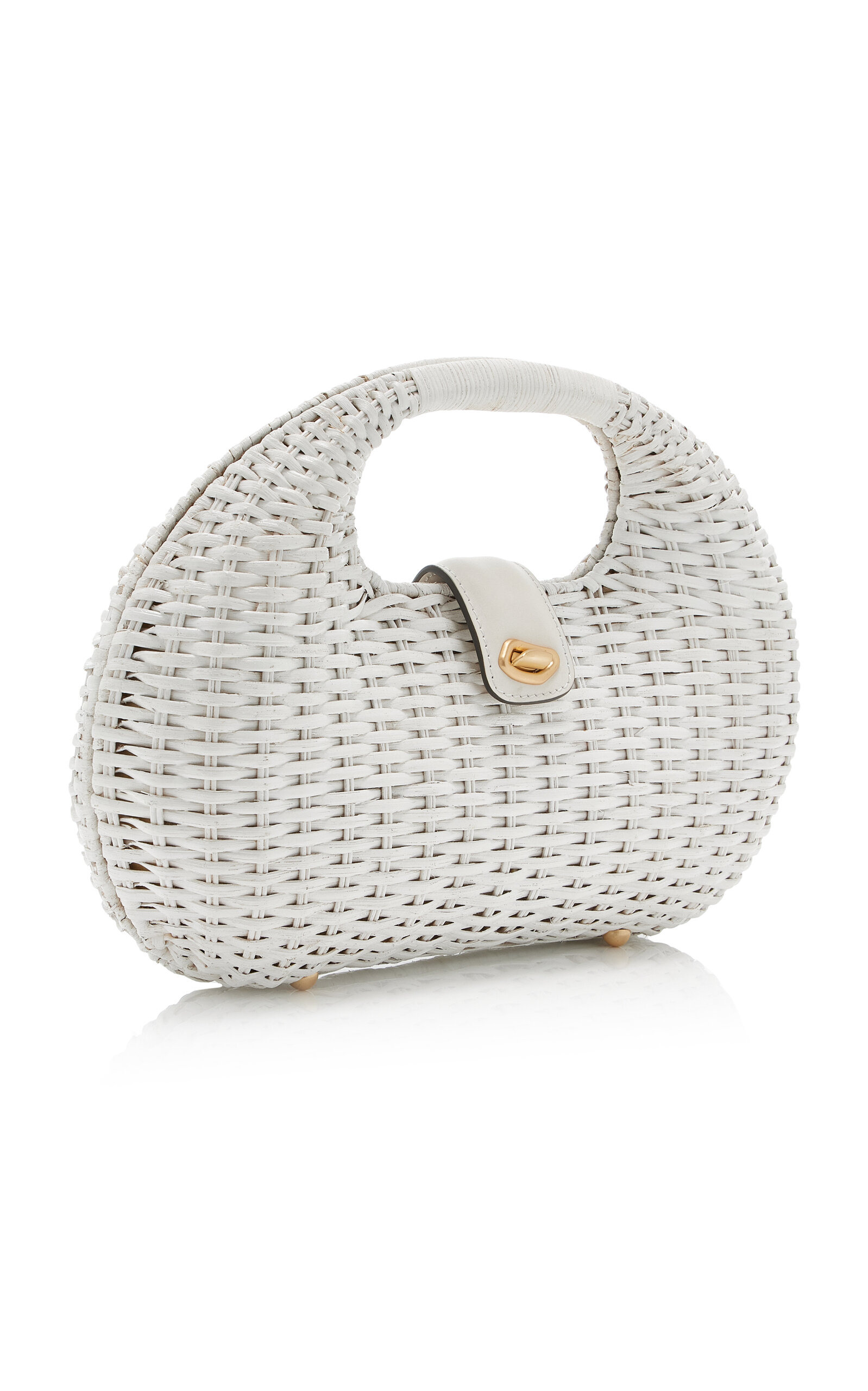 Lydia Wicker Bag white - 4