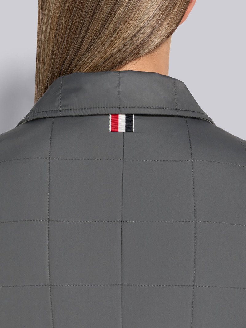 Poly Twill Quilted Tech Down 4-Bar Chesterfield Coat 5