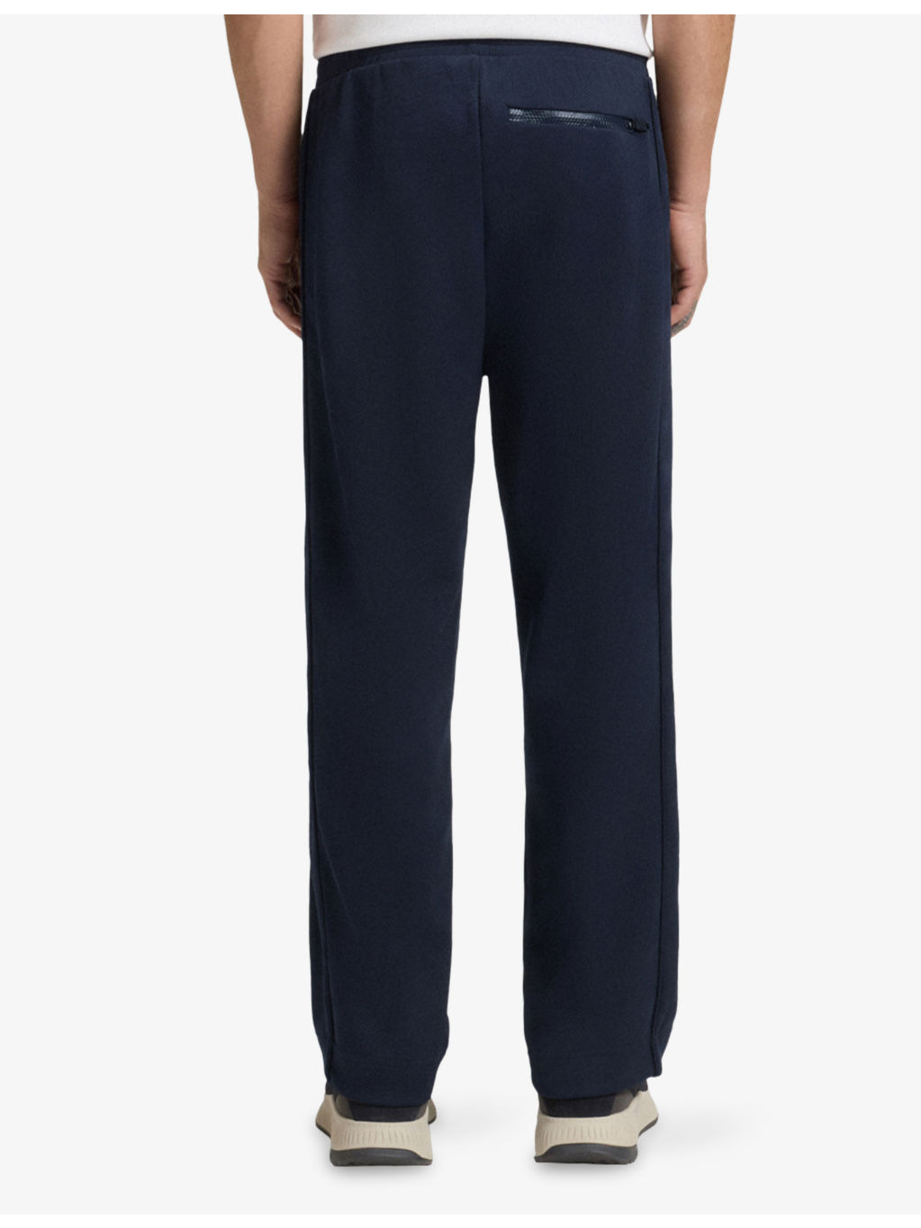 Jacquard-Pattern Elasticated-Waist Jersey Jogging Bottoms - 4
