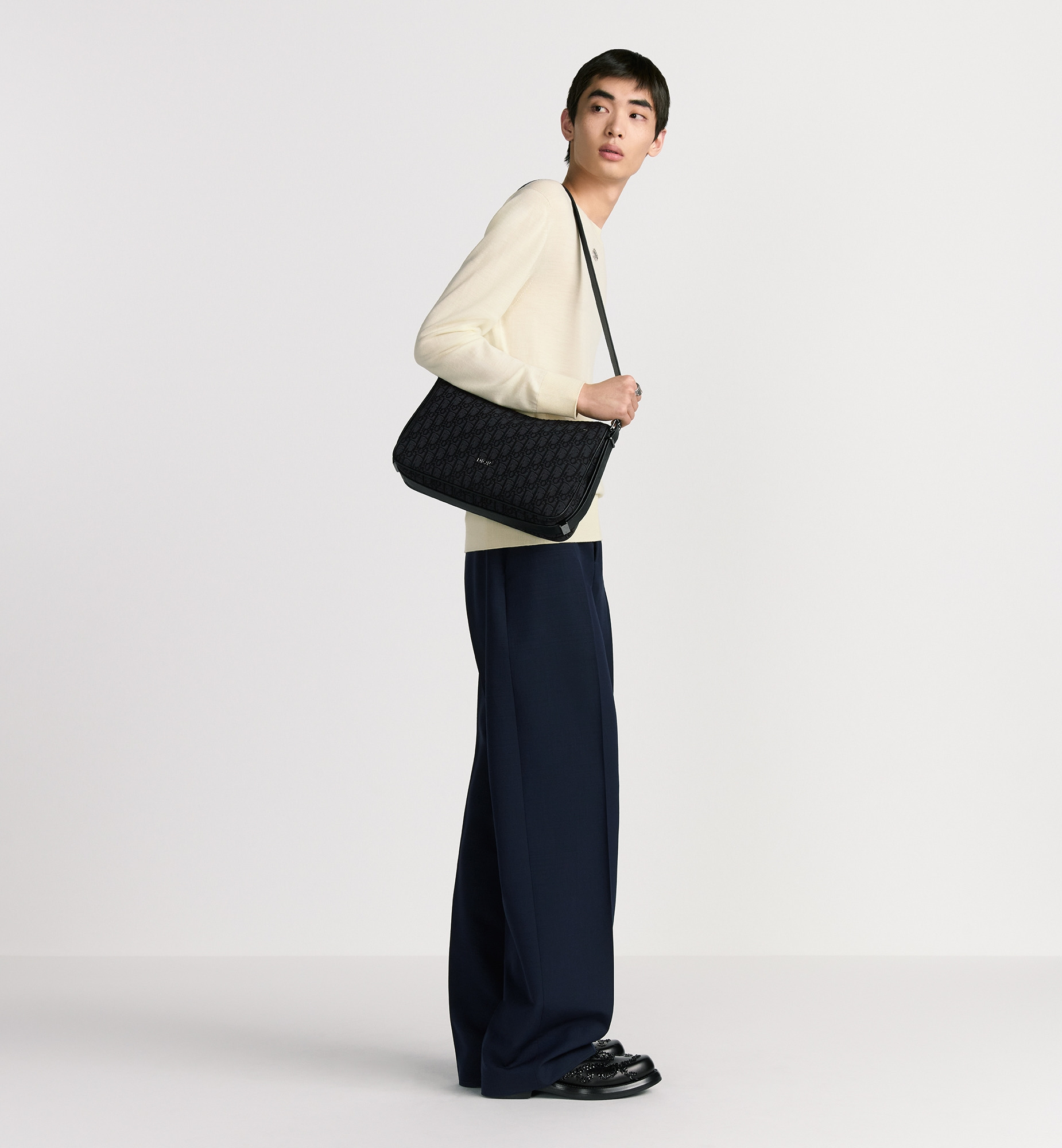 Medium Dior Slider Zipped Hobo Bag - 4