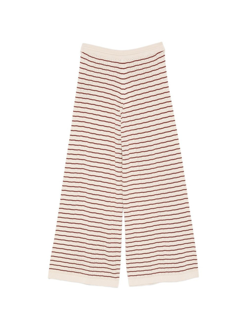 AGNONA striped palazzo pants outlook
