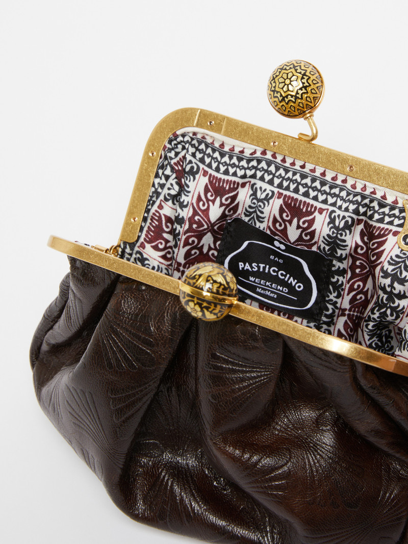 SPANISHHERITAGE Small smooth leather Pasticcino Bag 6