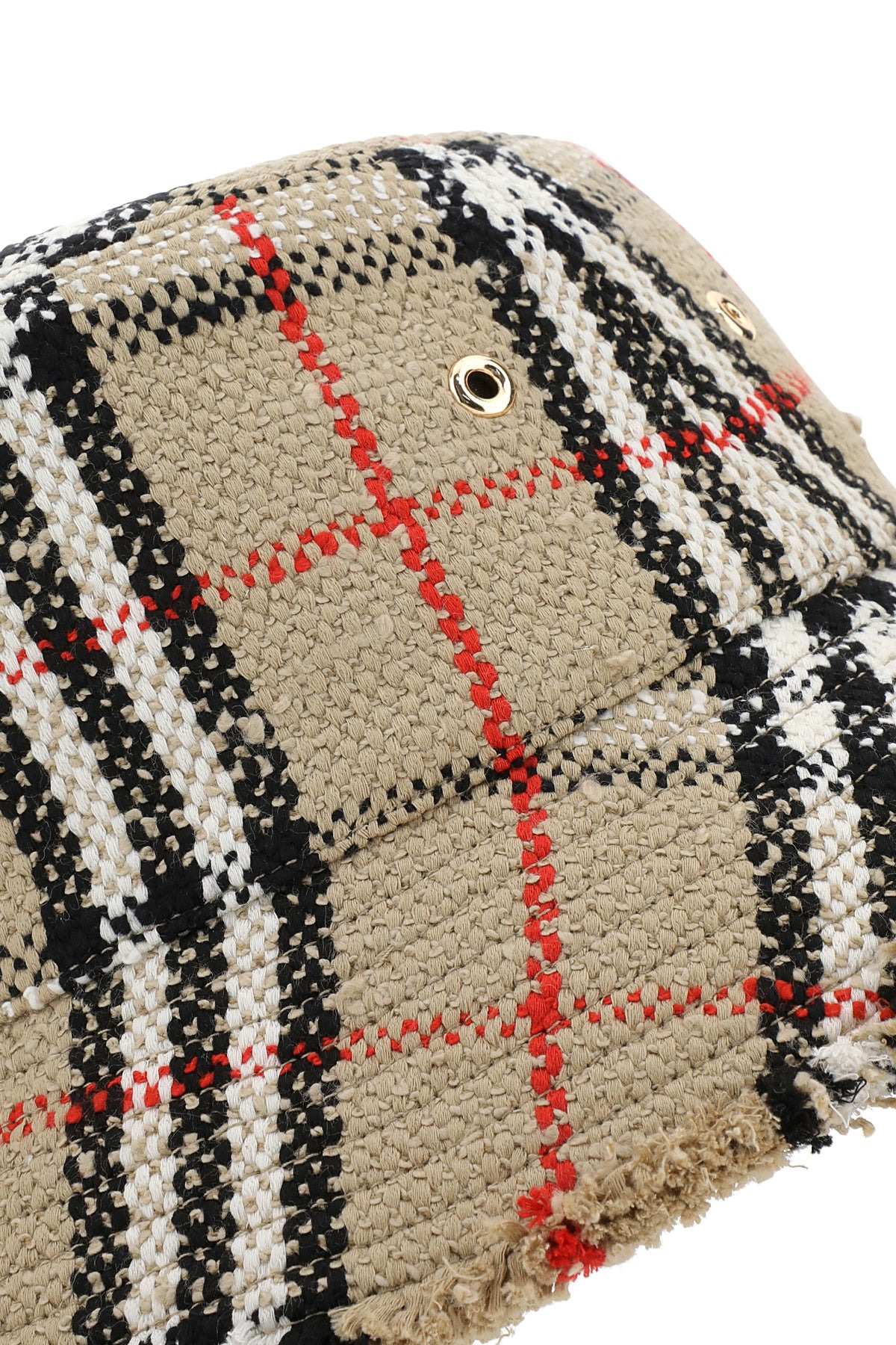 Embroidered bouclé hat - 4
