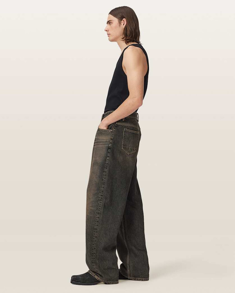 RIVET RELAXED FIT DENIM JEANS 5