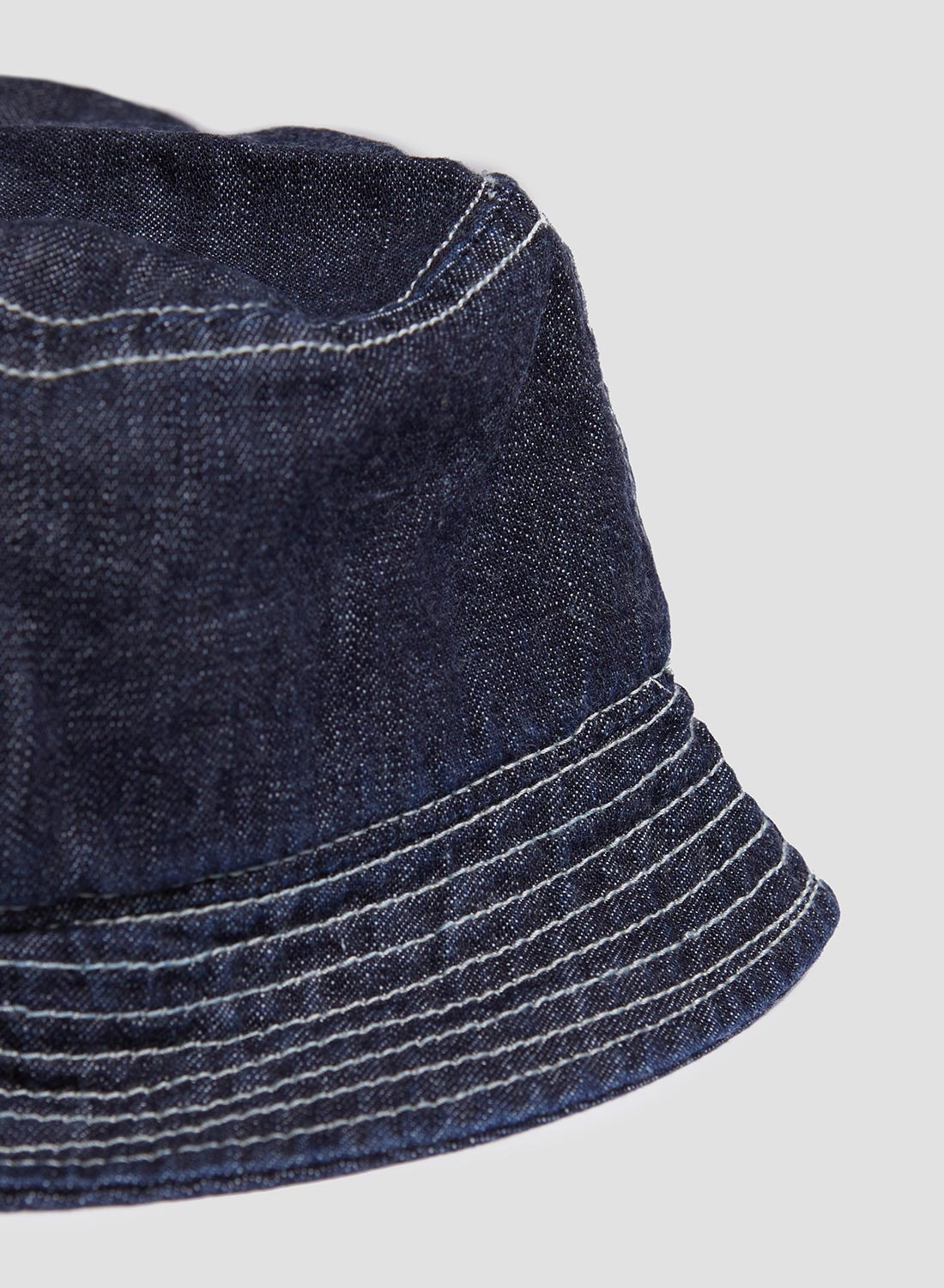 Bucket Hat in Indigo Denim - 3