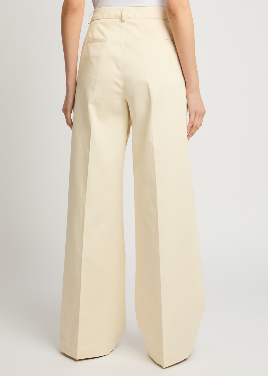 Moncler Wide-leg Twill Trousers - 3