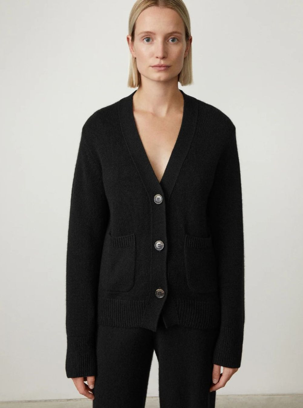 Lisa Yang Women 'Danni' Black Knitted Cardigan In Cashmere Woman - 4