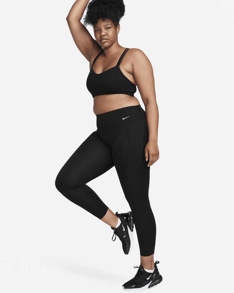 Nike Universa Women's Medium-Support Mid-Rise 7/8 Leggings with Pockets - 1