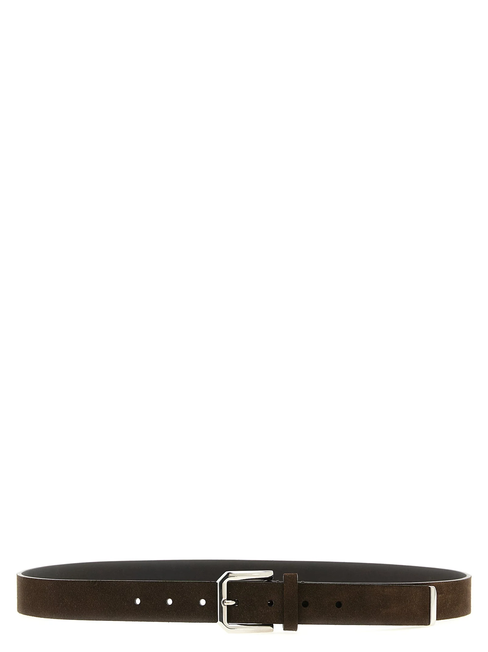 Brunello Cucinelli Men Inverted Leather Belt - 1