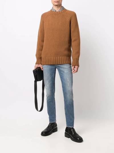 A.P.C. crewneck knitted wool jumper outlook