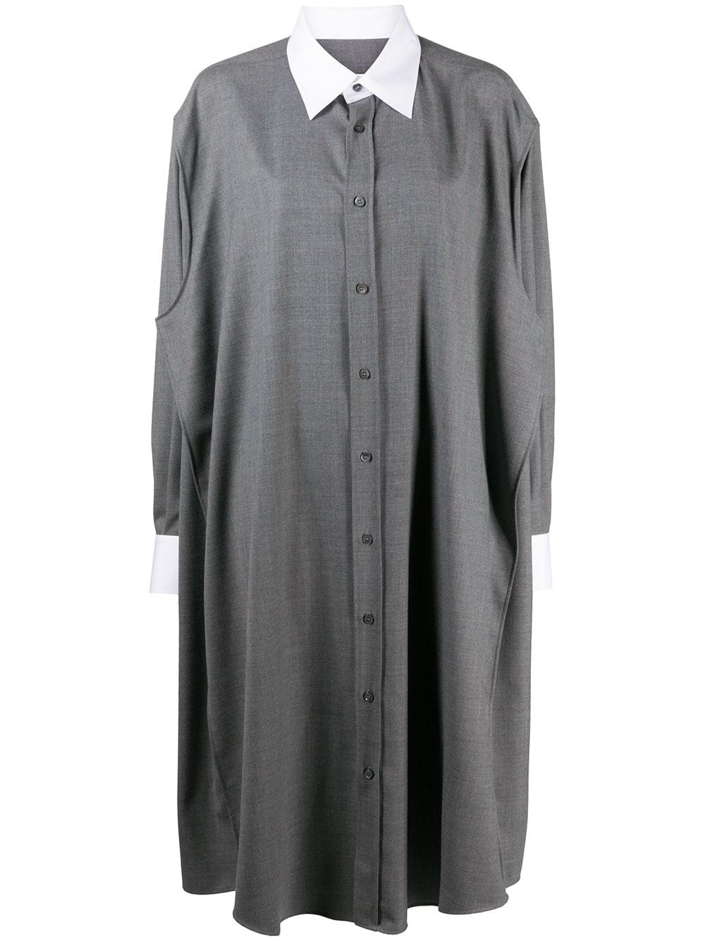 oversized shirt dress - 1