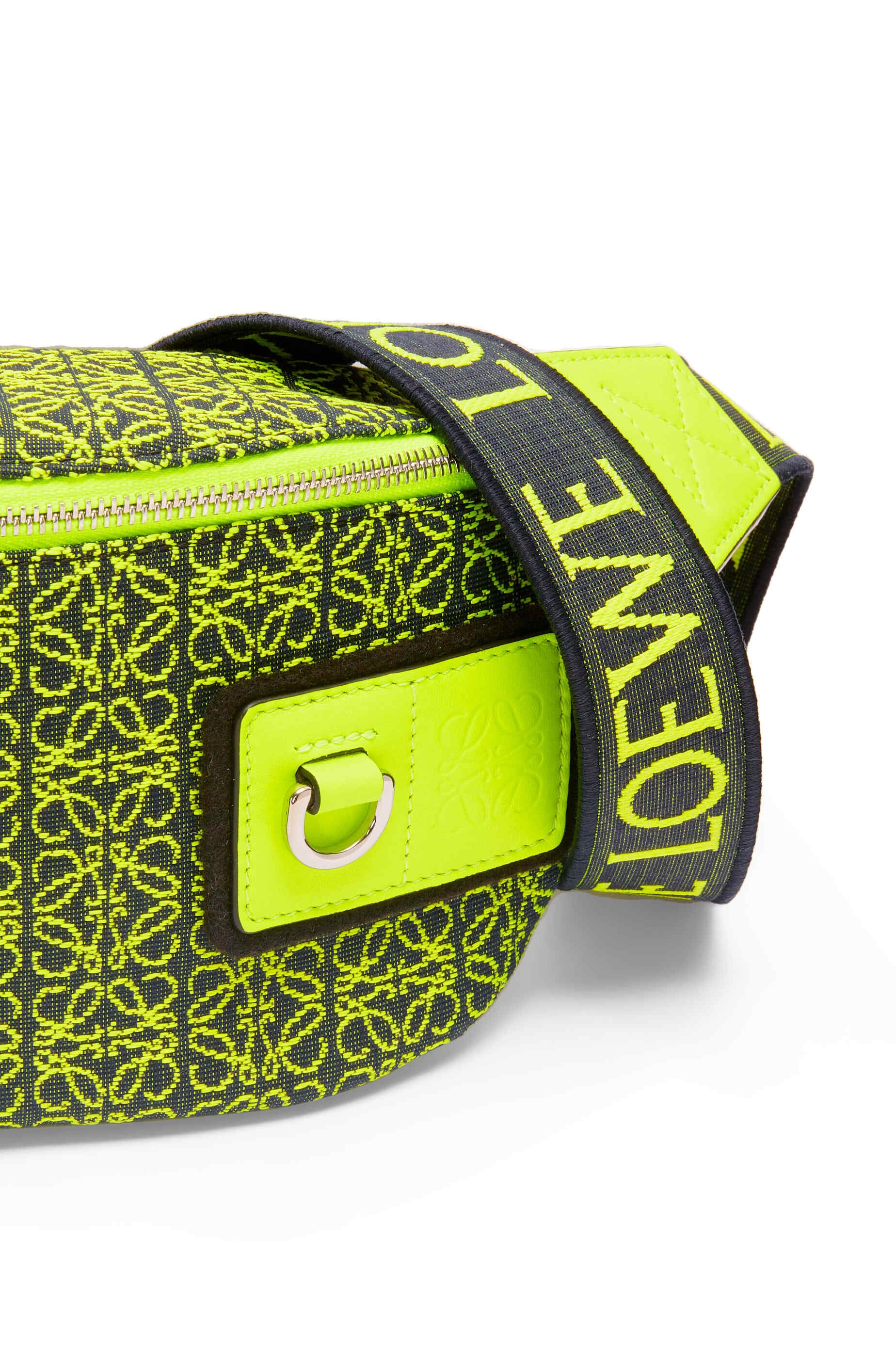 Bumbag in Anagram jacquard and calfskin - 4
