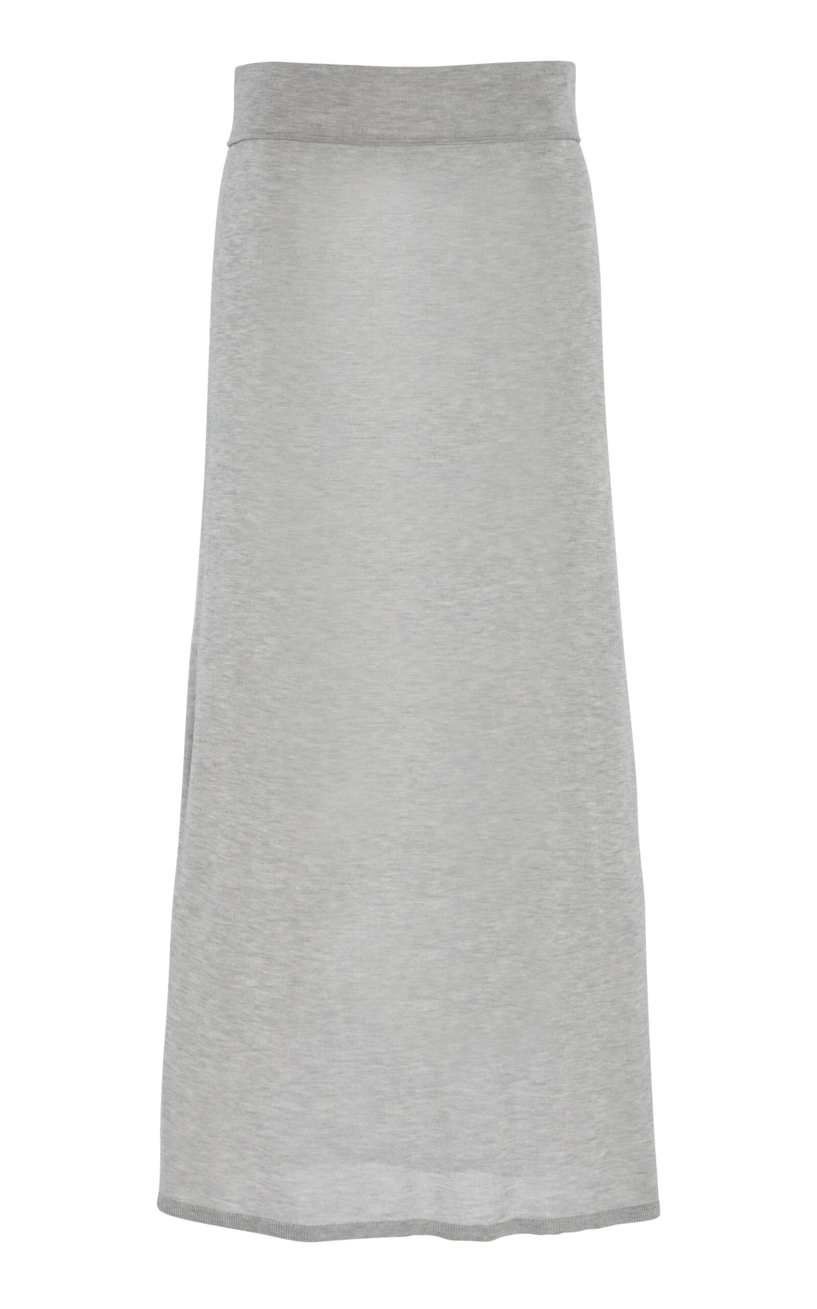 Stretch-Cashmere Skirt grey - 1