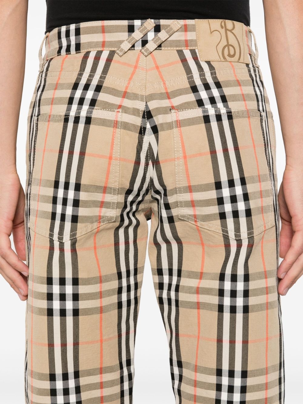 Burberry Check-print trousers - 5