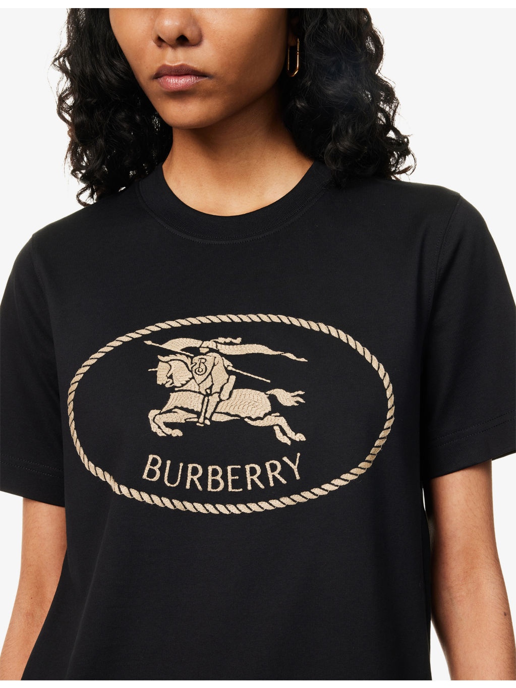 Brand-Embroidery Short-Sleeves Cotton-Jersey T-Shirt - 6