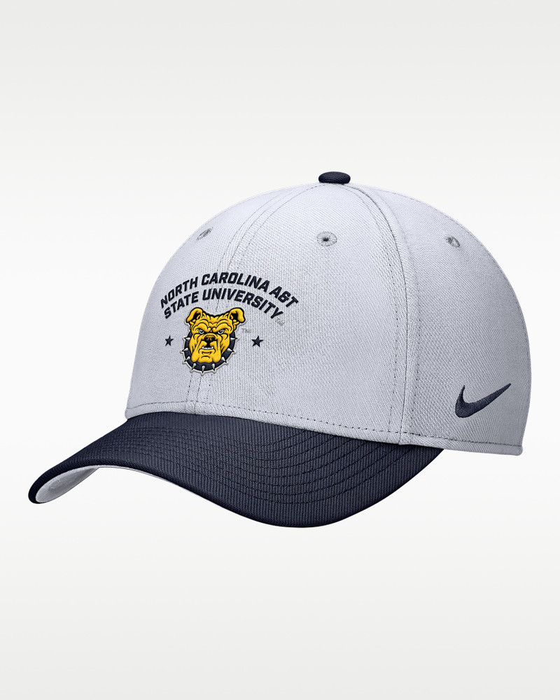 Nike Rise College (North Carolina A&T University) Dri-FIT SwooshFlex Cap 1