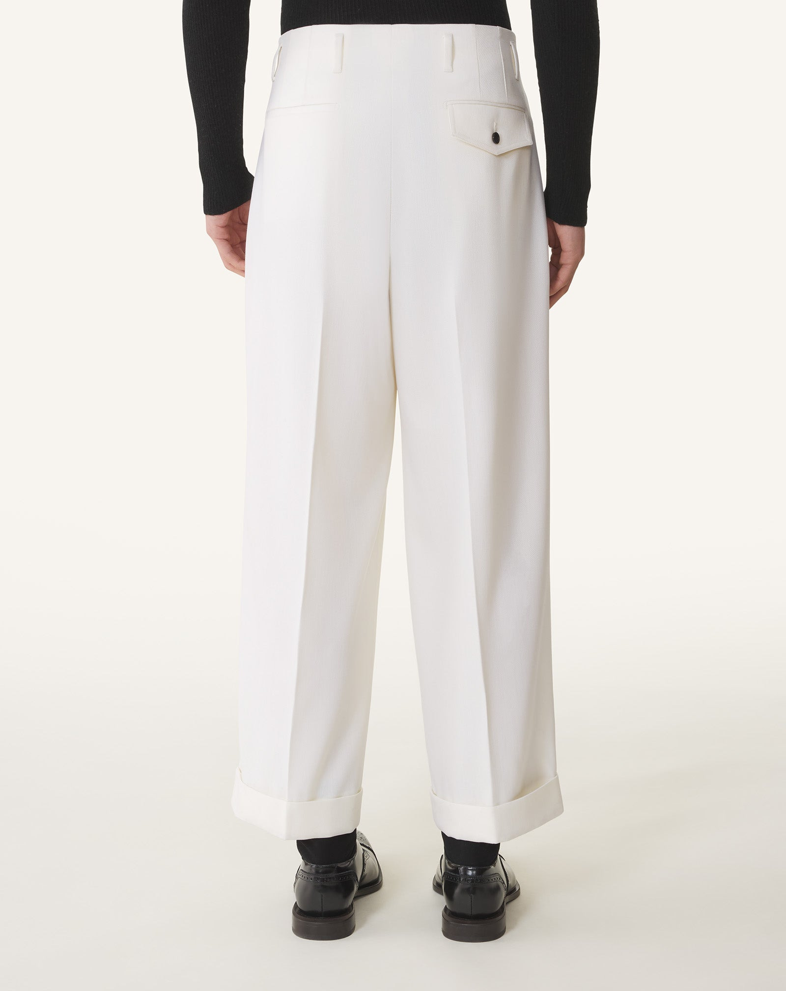 TRIPLE PLEATED PANTS - 4