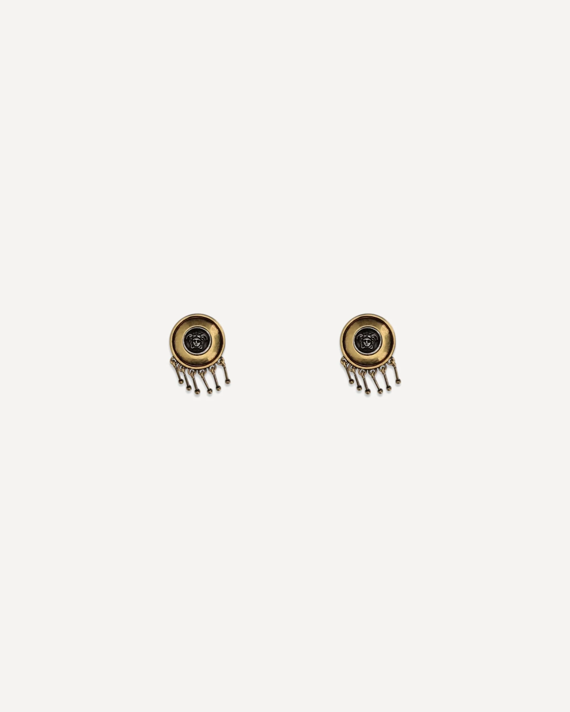 Medusa Clip-On Drop Earrings - 1