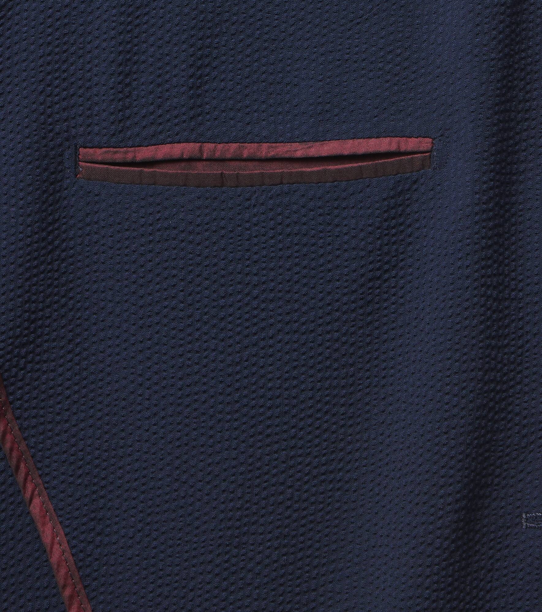 Striped single-breasted wool blazer - 7