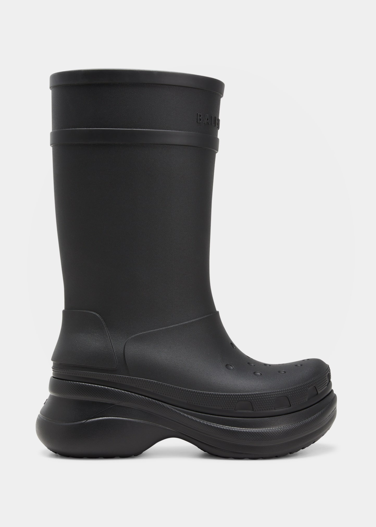 x Crocs™ Men's Tonal Rubber Rain Boots - 1
