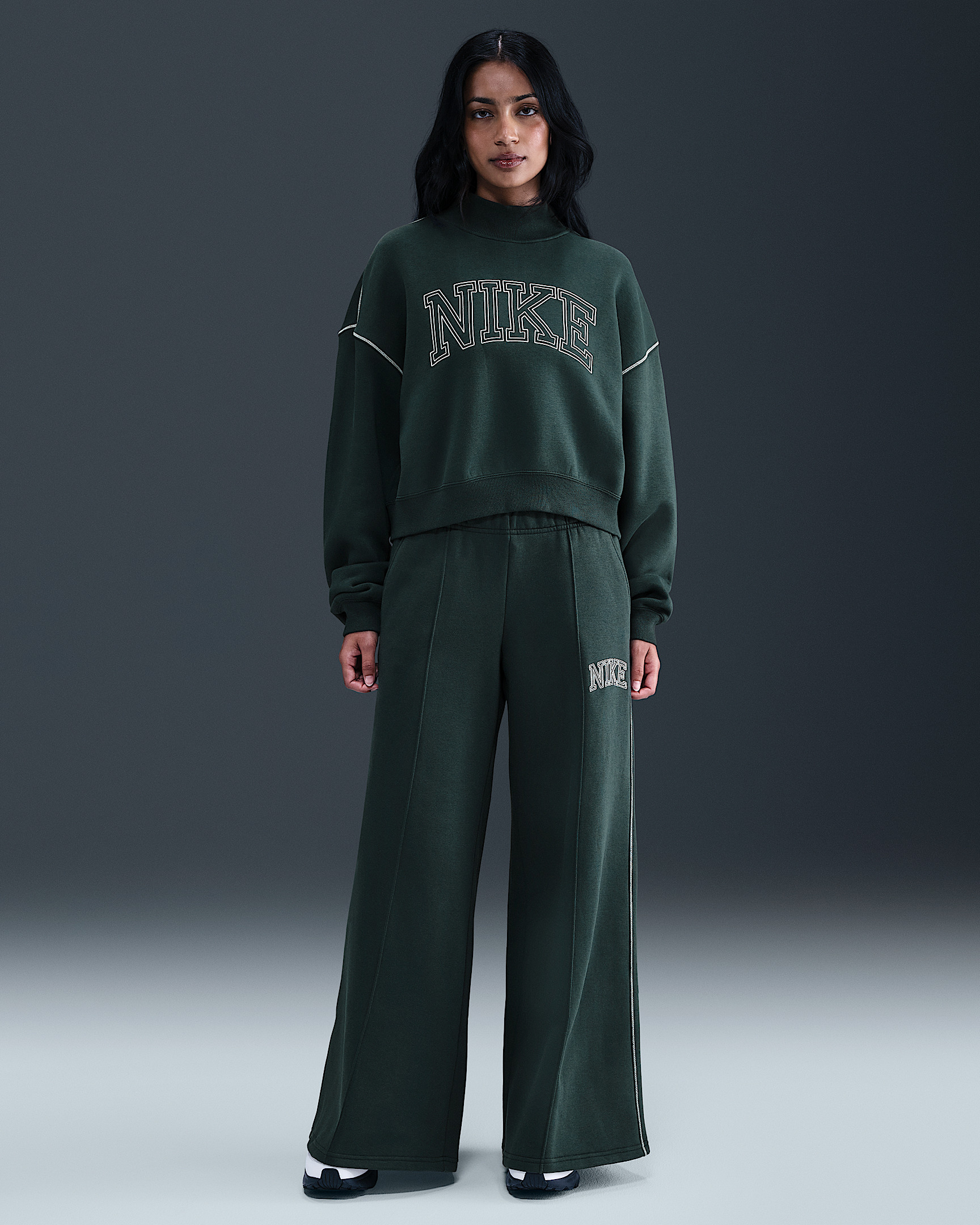 Nike Sportswear Phoenix Fleece Women's Mock-Neck Sweatshirt - 4