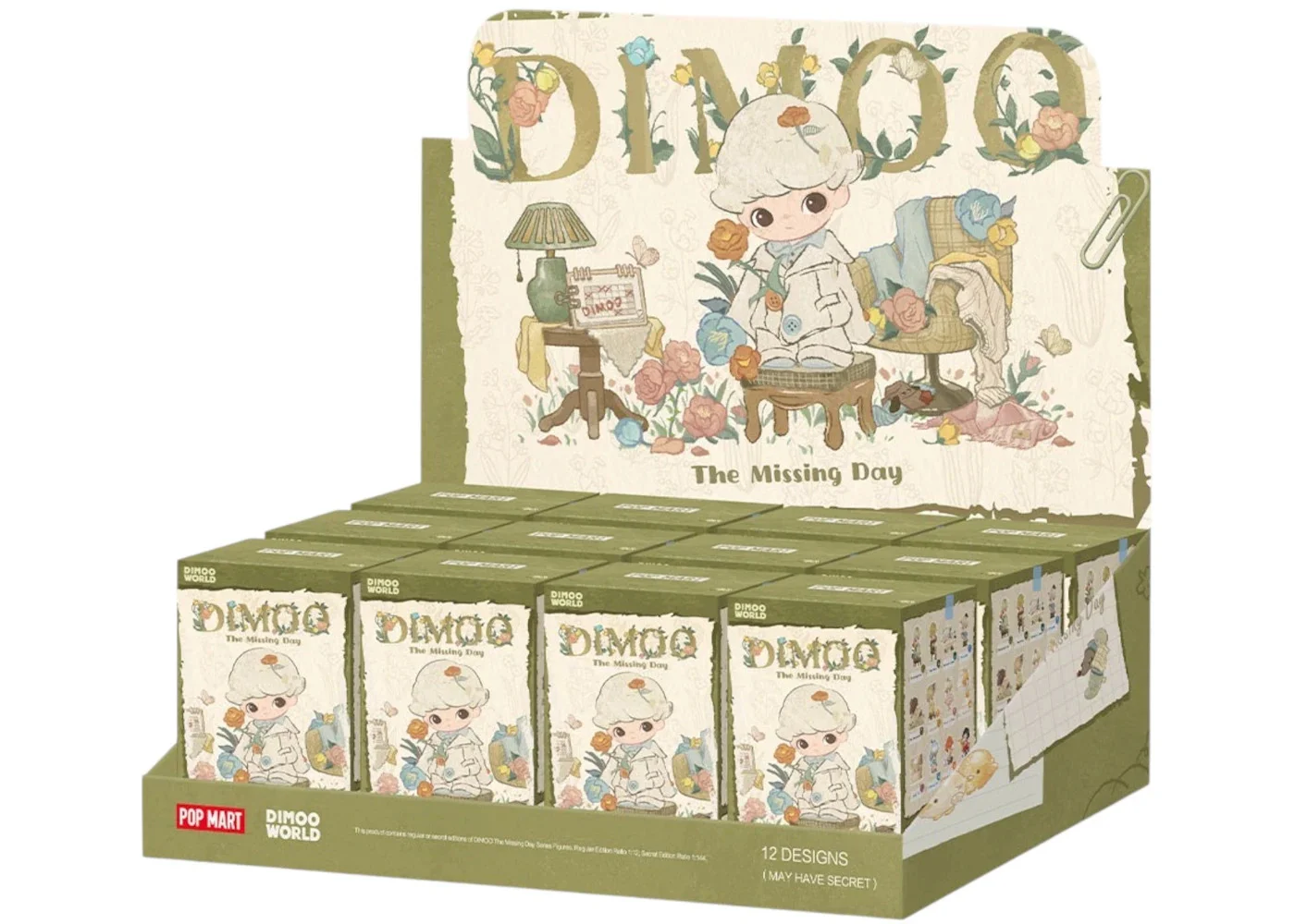 Pop Mart DIMOO The Missing Day Series Figures Sealed Case (12 Blind Boxes) - 1