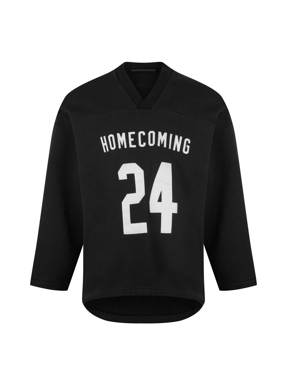 シャツ HEAVY FLEECE HOCKEY JERSEY ESSENTIALS Fear of God Essentials Heavy Fleece Hockey Jersey in Black