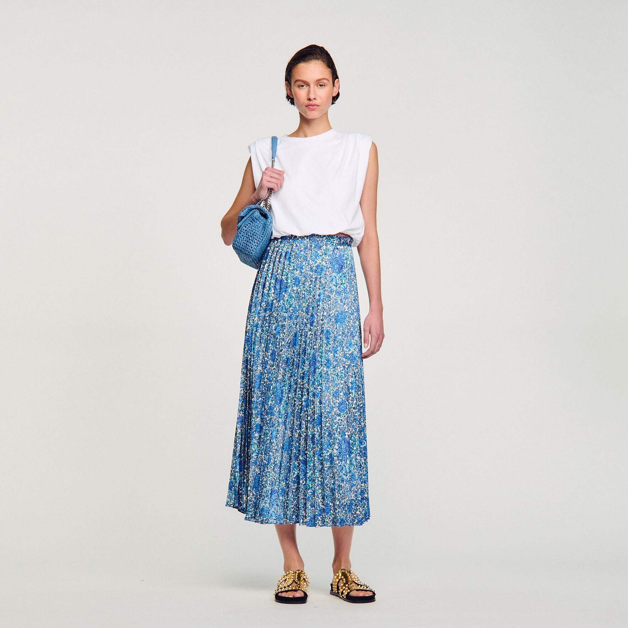 FLOATY FLORAL MAXI SKIRT - 2