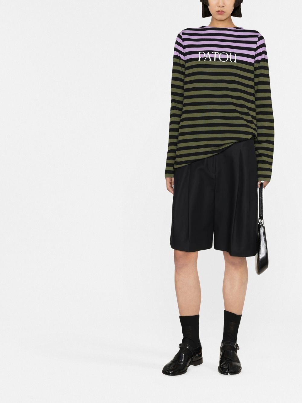 striped long-sleeve T-shirt - 2