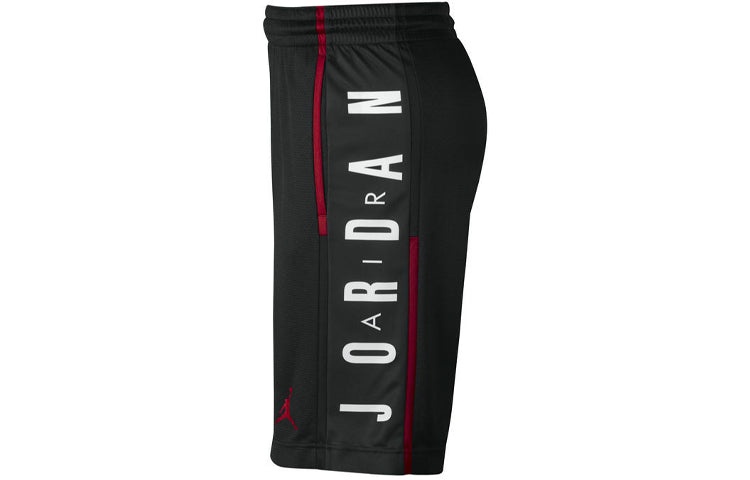 Air Jordan Rise Alphabet Logo Loose Quick Dry Basketball Sports Shorts Black 888377-010 - 3