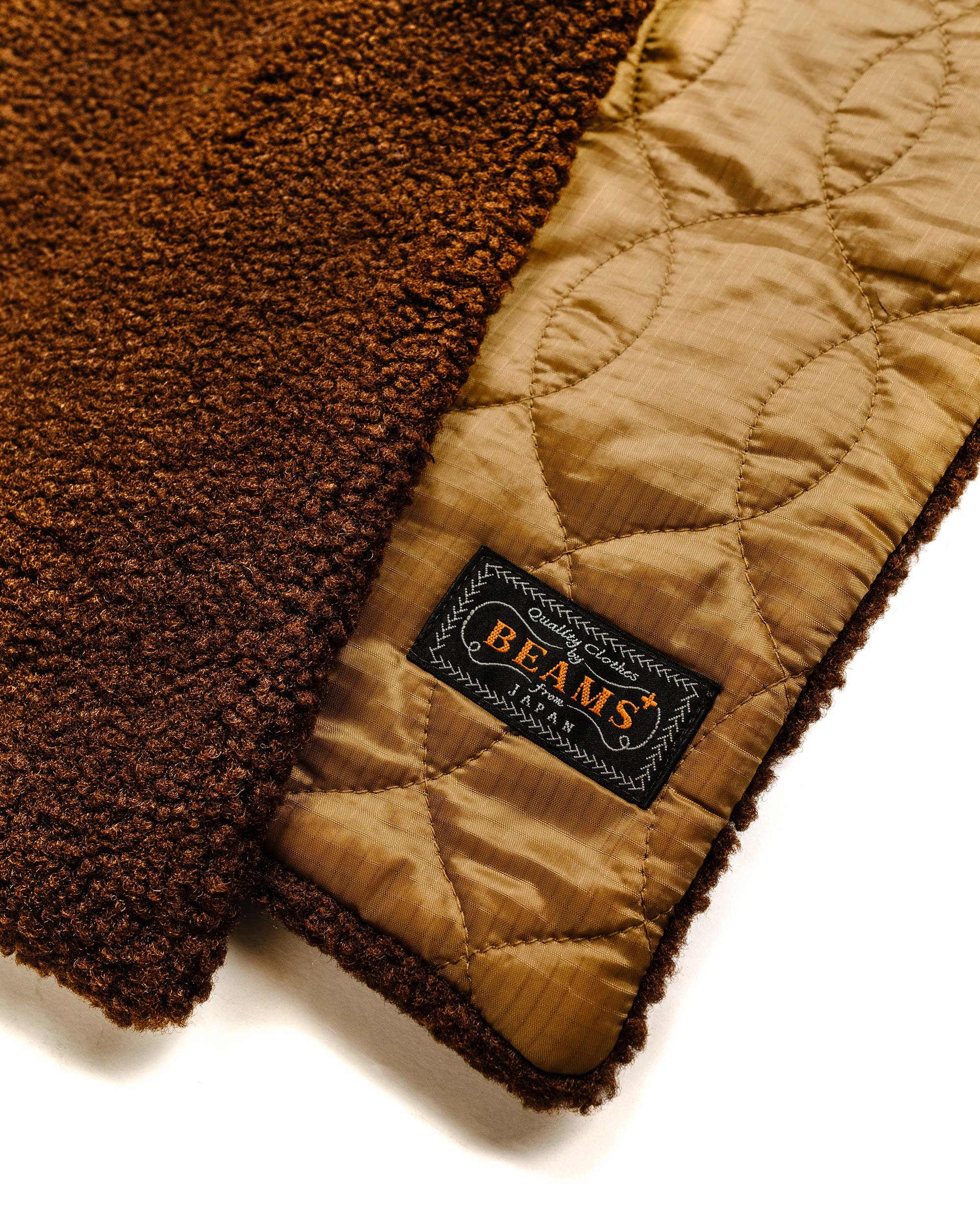 Muffler Boa Quilting Brown - 2